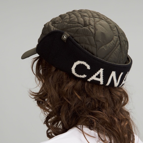 Lululemon team Canada Olympic edition trapper hat unisex dark olive